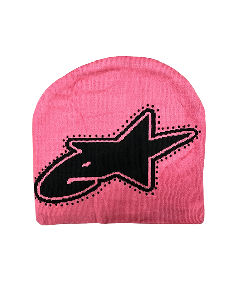 Pink/ Black Eminent Beanie