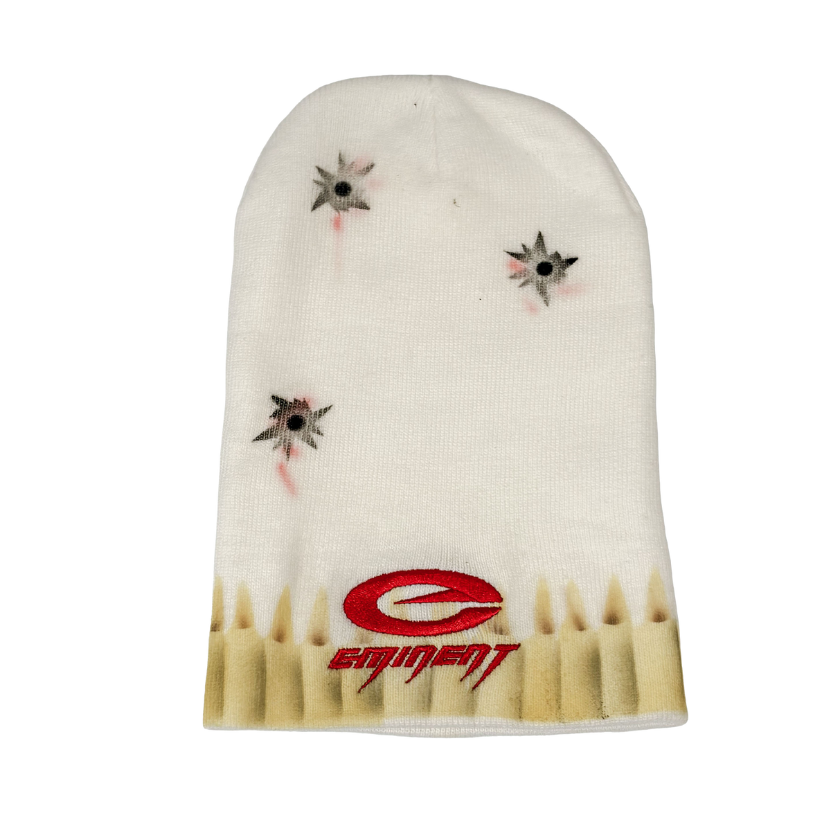 White Head Shot Beanie