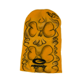 Mustard Ghost Face Beanie